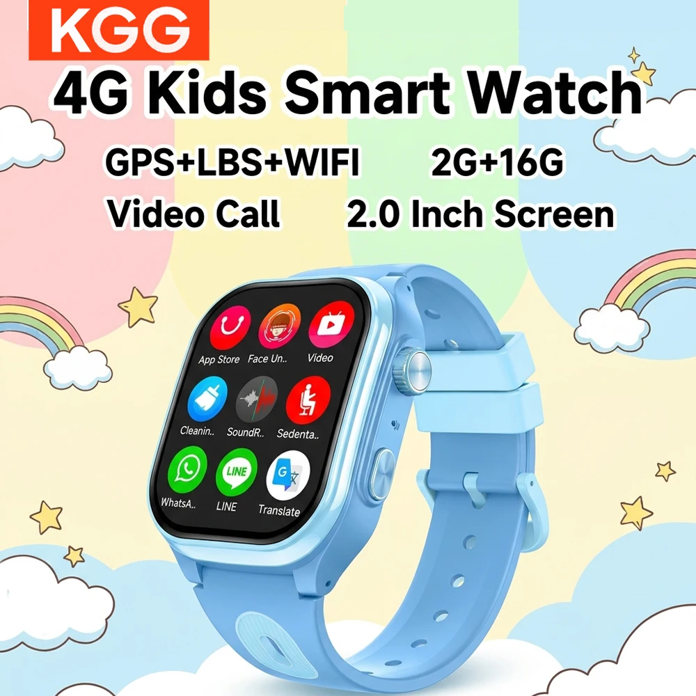 4G Kids Smart Watch Phone 2.0" HD Large Screen GPS WiFi Location Tracker Video Call Camera Waterproof Monitor Boys Girls 2+16GB
4G Kids Smart Watch Phone 2.0" HD Large Screen GPS WiFi Location Tracker Video Call Camera Waterproof Monitor Boys Girls 2+16GB