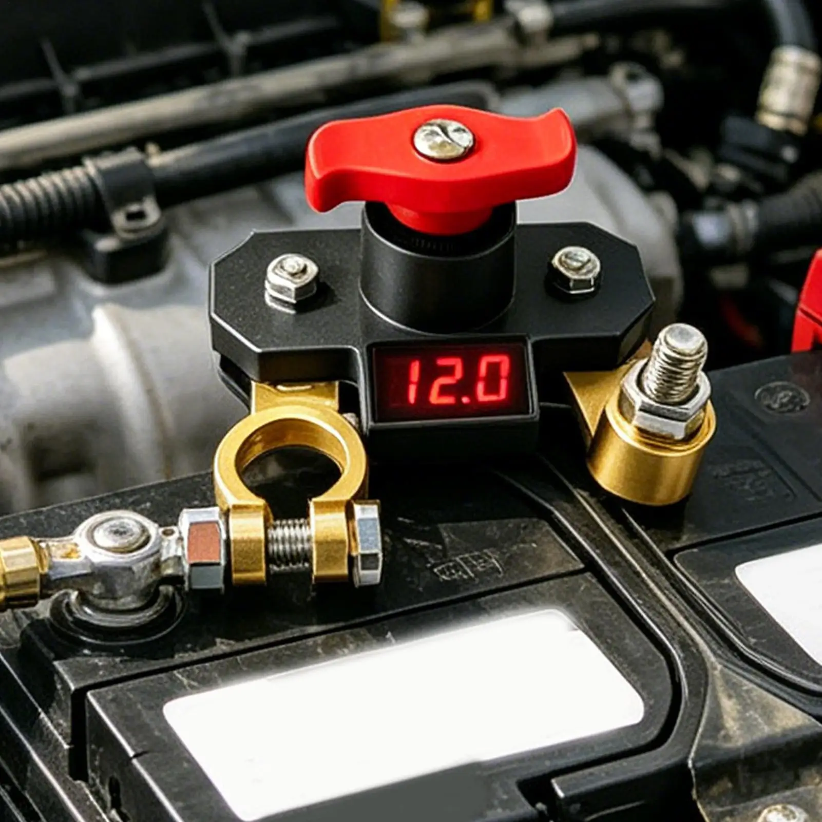 Car Battery Shut-Off Isolator with Real-Time Voltage Display Anti-Leakage Power Cut Off Switches for Car RV Boat Bus Van Truck
Car Battery Shut-Off Isolator with Real-Time Voltage Display Anti-Leakage Power Cut Off Switches for Car RV Boat Bus Van Truck