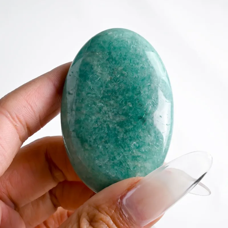 Natural Amazonite Palmstone Smooth Polished Gemstone Unique Mineral Specimen Perfect Gift for Crystal Lovers Home Decoration
Natural Amazonite Palmstone Smooth Polished Gemstone Unique Mineral Specimen Perfect Gift for Crystal Lovers Home Decoration