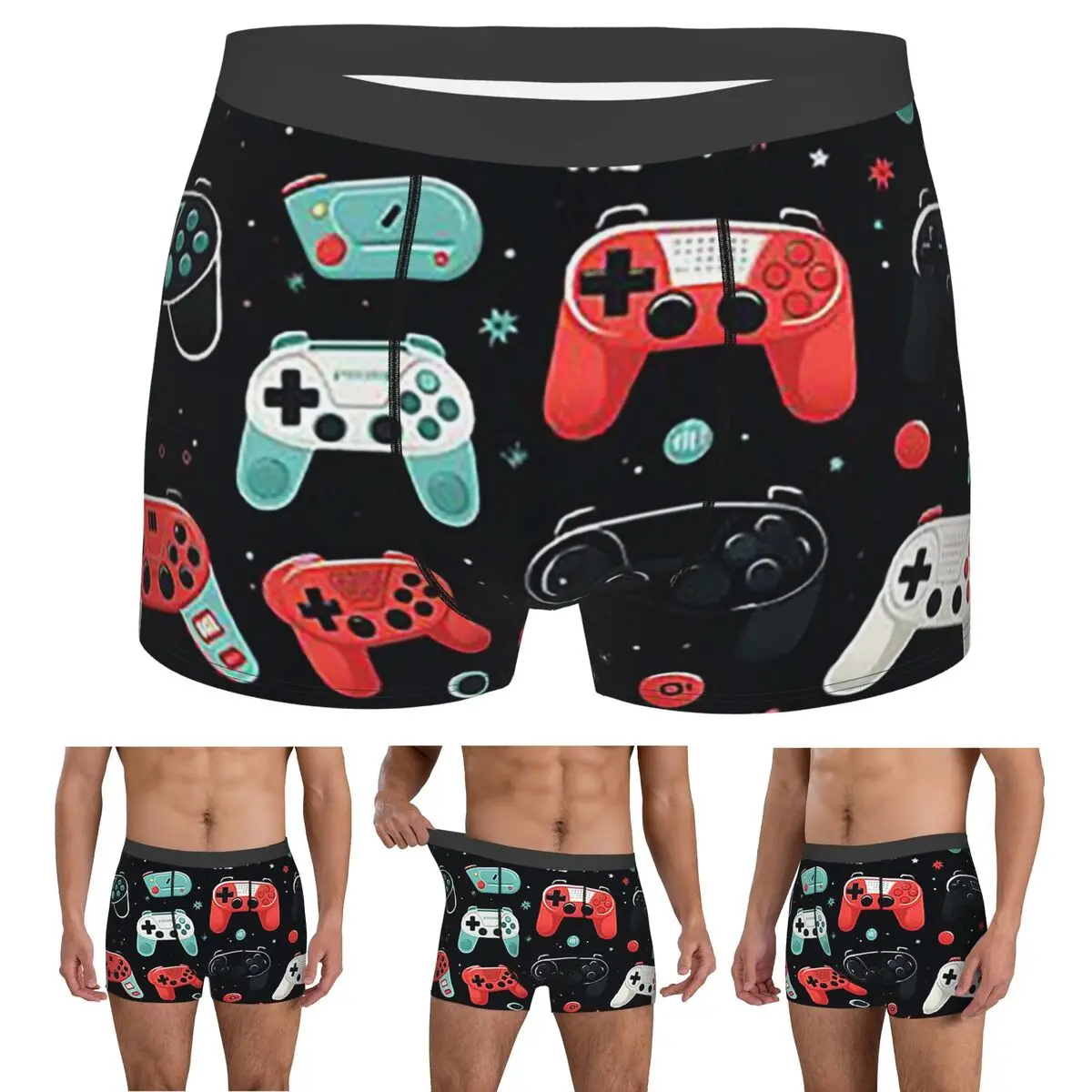Boxer Underpants Shorts Gaming Pattern - Game Controllers Panties Male Comfortable Underwear for Homme Man Boyfriend Gift
Boxer Underpants Shorts Gaming Pattern - Game Controllers Panties Male Comfortable Underwear for Homme Man Boyfriend Gift
