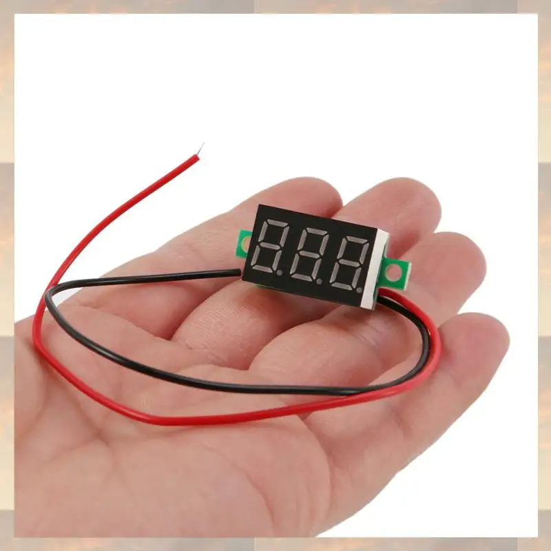 Flash Trend 5X Mini Digital Voltmeter LED Voltage Display Panel Meter 3.3-30V Green LED
Flash Trend 5X Mini Digital Voltmeter LED Voltage Display Panel Meter 3.3-30V Green LED