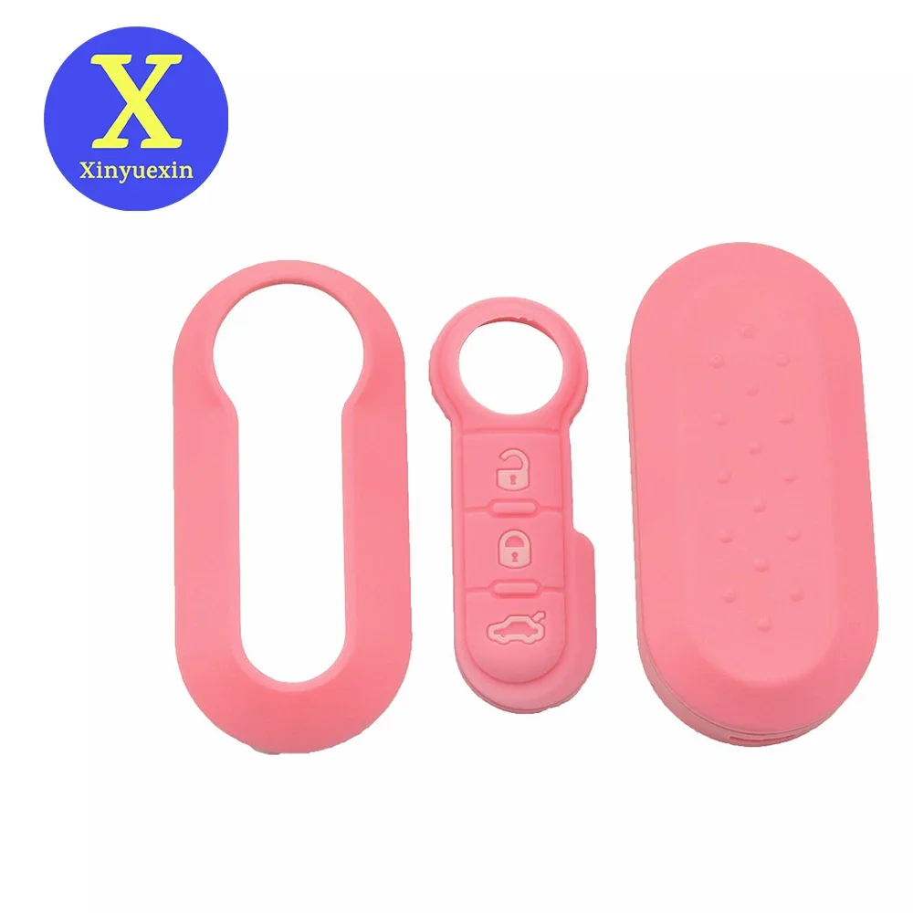 Xinyuexin 3 Button Remote Key Shell Case with Colorful Silicone Pad for Fiat 500 Panda Punto Bravo Doblo Ducato Car Accessories
Xinyuexin 3 Button Remote Key Shell Case with Colorful Silicone Pad for Fiat 500 Panda Punto Bravo Doblo Ducato Car Accessories