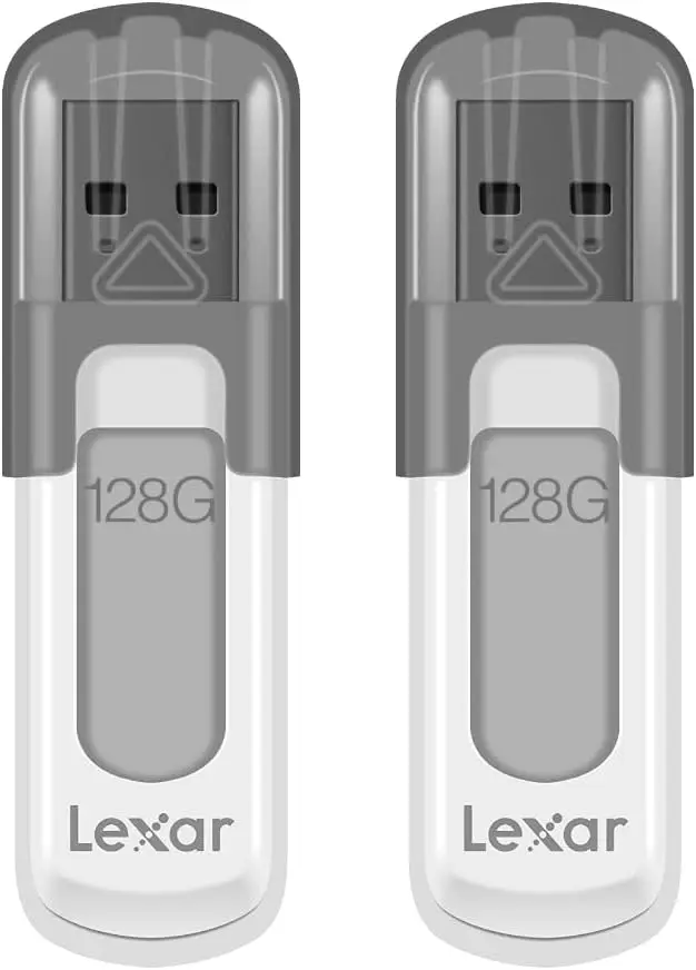 Флеш-накопители USB 3.2 Gen 1, 128 ГБ, 2 шт., для расширения памяти и резервного копирования, скорость чтения до 100 МБ/с, серый цвет
Флеш-накопители USB 3.2 Gen 1, 128 ГБ, 2 шт., для расширения памяти и резервного копирования, скорость чтения до 100 МБ/с, серый цвет