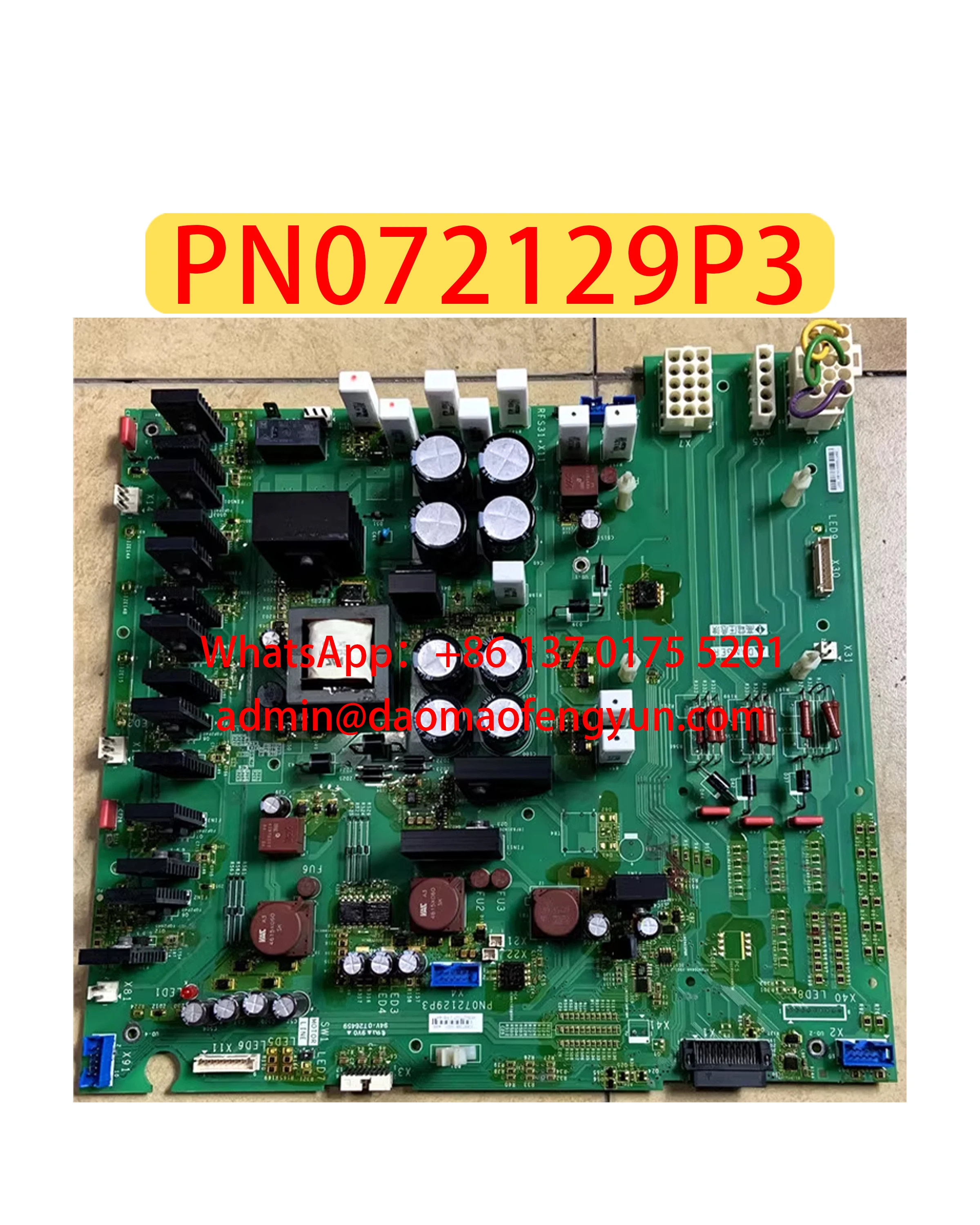 ATV61 Series 630KW Used Power Supply Driver Board PN072129P3,Tested ok,Fast shipping
ATV61 Series 630KW Used Power Supply Driver Board PN072129P3,Tested ok,Fast shipping