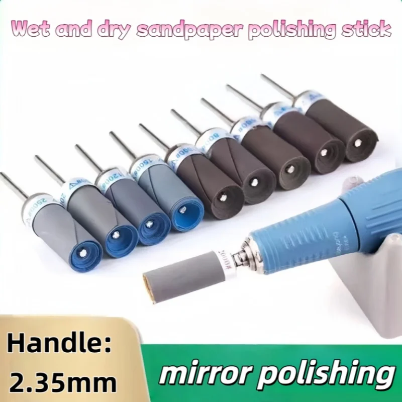 2.35mm Shank Sandpaper Sticks - Jewelry & Metal Mirror Polishing Grinding Tools, Electric Grinder Accessories for Jewelry Making
2.35mm Shank Sandpaper Sticks - Jewelry & Metal Mirror Polishing Grinding Tools, Electric Grinder Accessories for Jewelry Making