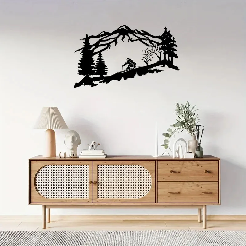 Crafts Metal Skier Wall Art, Mountain And Trees Themed Wall Art Metal Decor, Ski Lover Gift Home Decor metal wall hanging
Crafts Metal Skier Wall Art, Mountain And Trees Themed Wall Art Metal Decor, Ski Lover Gift Home Decor metal wall hanging