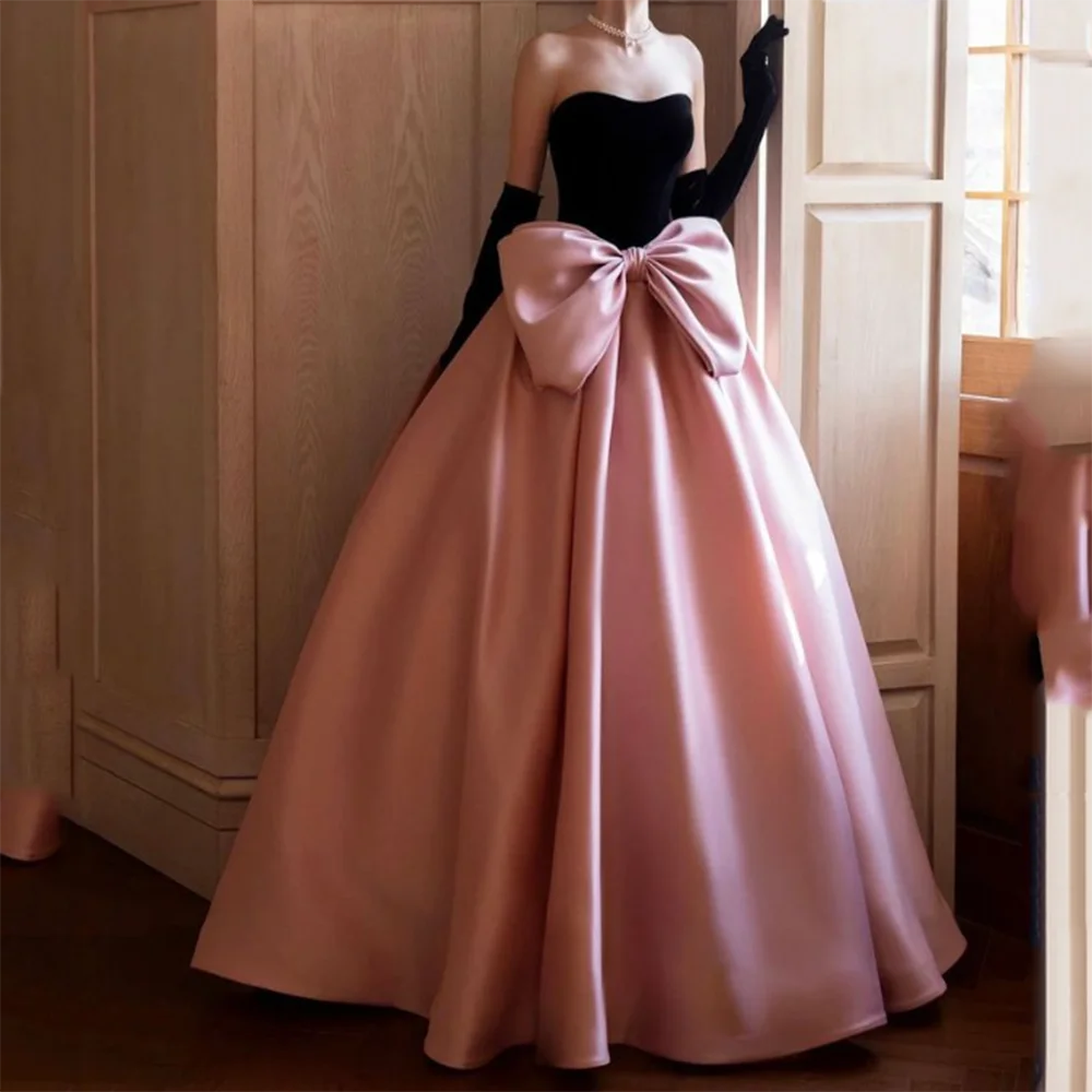 Sweetheart Elegant Prom Dresses Bow A-Line Strapless Vintage Exquisite Formal Banquet Special Occasions Evening Party Gowns
Sweetheart Elegant Prom Dresses Bow A-Line Strapless Vintage Exquisite Formal Banquet Special Occasions Evening Party Gowns