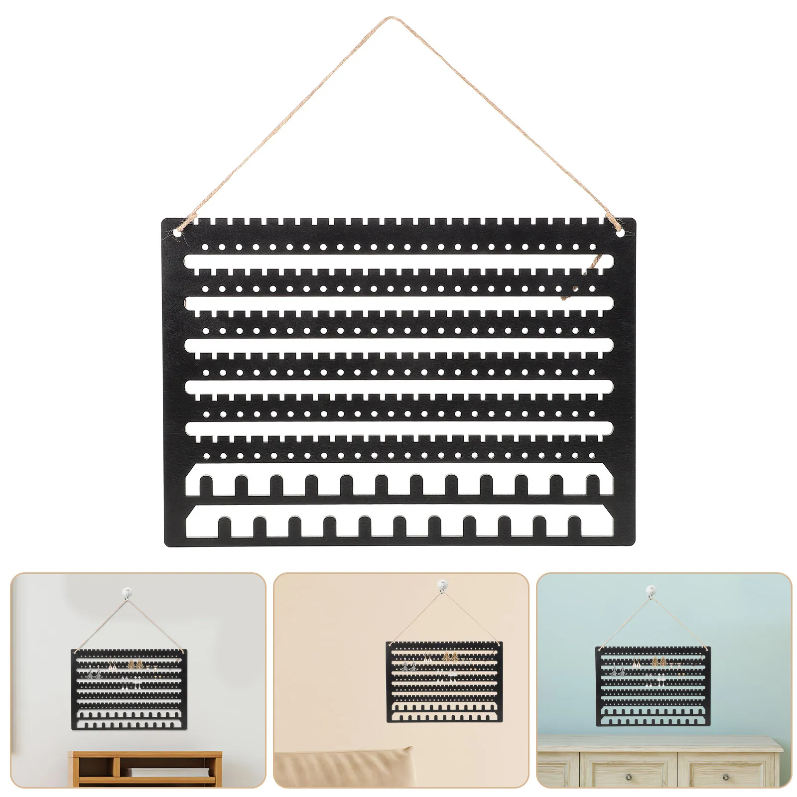 Large Capacity Wall Mounted Wooden Jewelry Organizer Hanging Earring Necklace Bracelet Storage Display for Home Decor
Large Capacity Wall Mounted Wooden Jewelry Organizer Hanging Earring Necklace Bracelet Storage Display for Home Decor