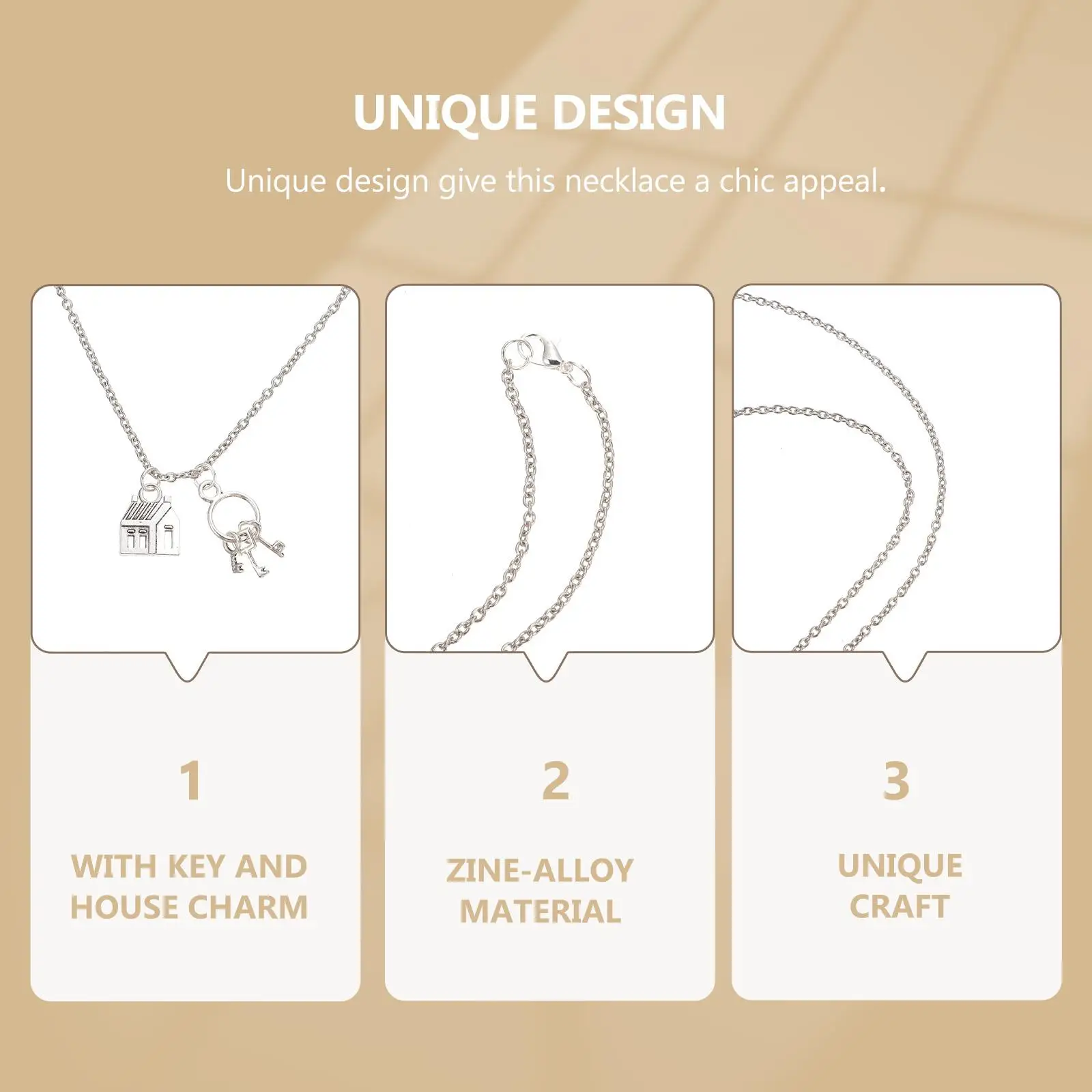 2 Pcs House Necklace Gifts Zine-alloy Chains for Women Men Trendy Sweater Chain Fashion Pendant Necklaces Charm Jewelry
2 Pcs House Necklace Gifts Zine-alloy Chains for Women Men Trendy Sweater Chain Fashion Pendant Necklaces Charm Jewelry