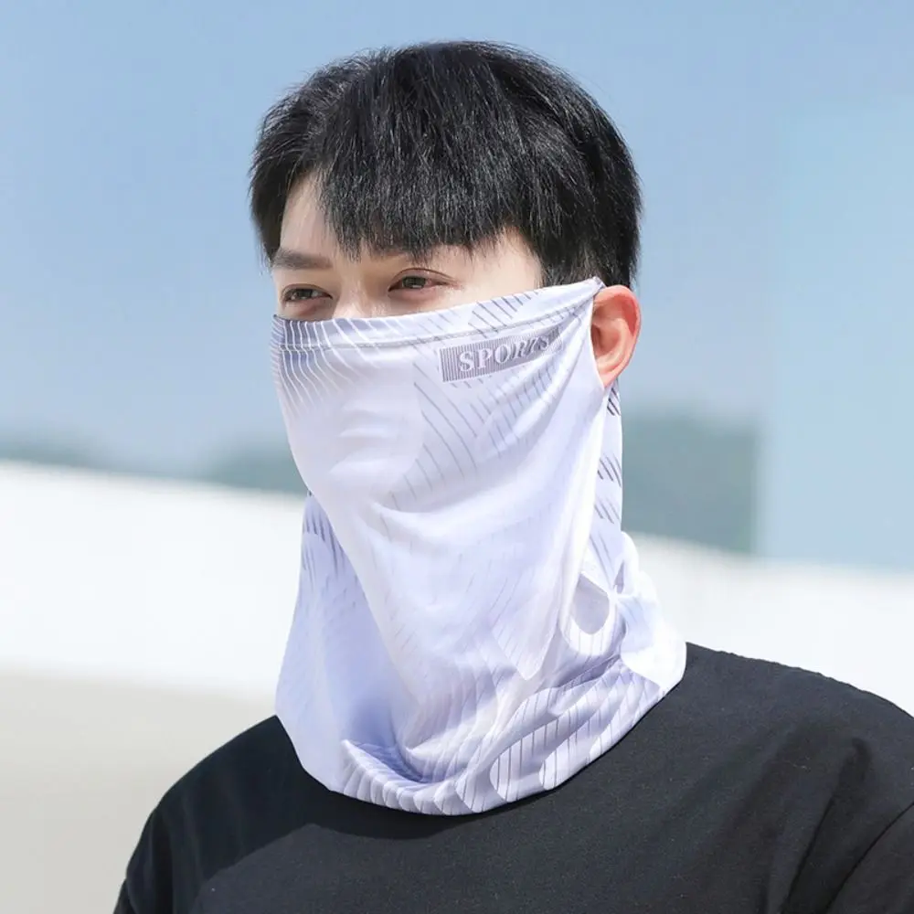 Simple Ice Silk Sunscreen Mask Scarf Bandana Arm Cover Mask Set Sleeve Cover Anti-UV Hanging Ear Face Cover Male/Female
Simple Ice Silk Sunscreen Mask Scarf Bandana Arm Cover Mask Set Sleeve Cover Anti-UV Hanging Ear Face Cover Male/Female