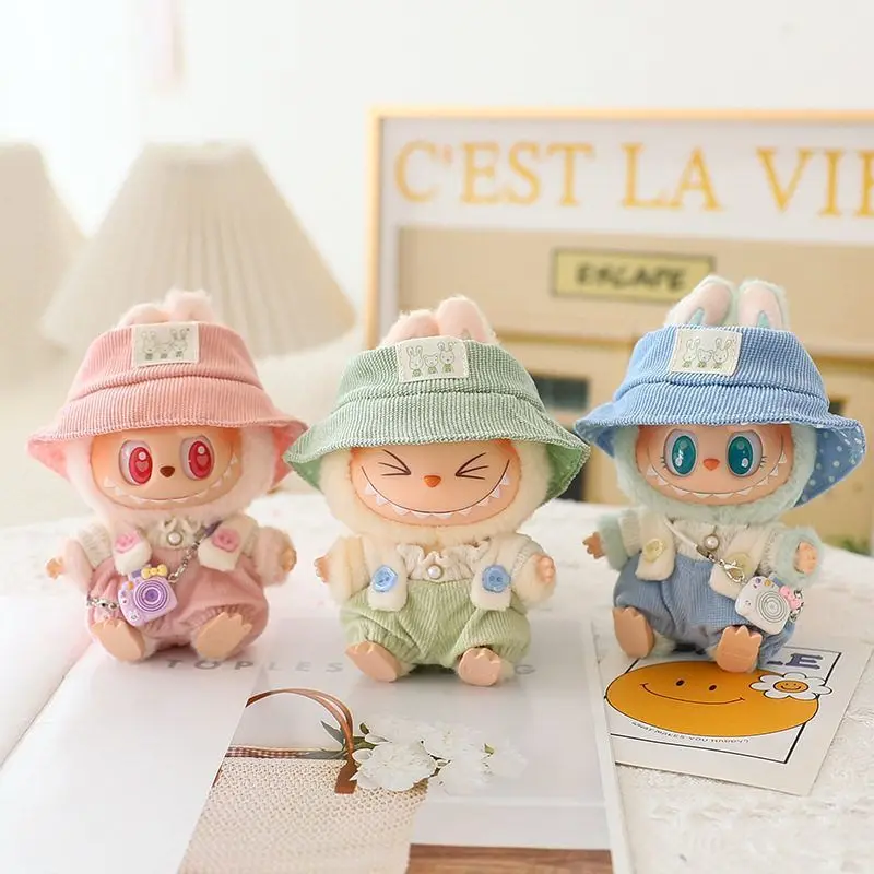 For Labubu Vinyl Doll Clothes Set For 17cm Ropa Doll Sitting Party Outfits Cotton Overall Apparel For Collectible Toys Hobbies
For Labubu Vinyl Doll Clothes Set For 17cm Ropa Doll Sitting Party Outfits Cotton Overall Apparel For Collectible Toys Hobbies