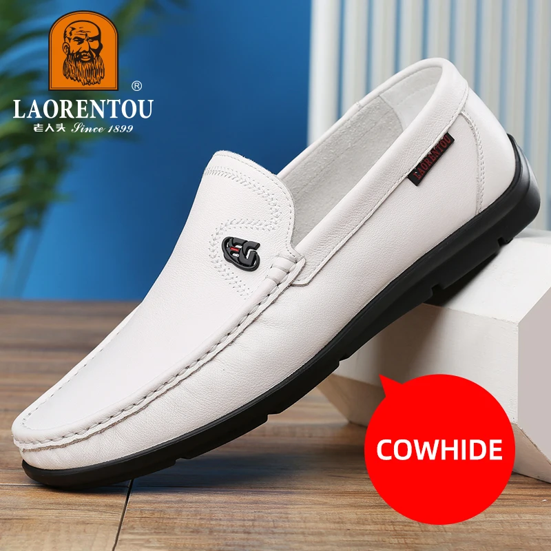 LAORENTOU Натуральная кожа дышащие повседневные кожаные туфли с мягкой подошвой, Нескользящие и легкие маленькие белые размер 37-47
LAORENTOU Натуральная кожа дышащие повседневные кожаные туфли с мягкой подошвой, Нескользящие и легкие маленькие белые размер 37-47