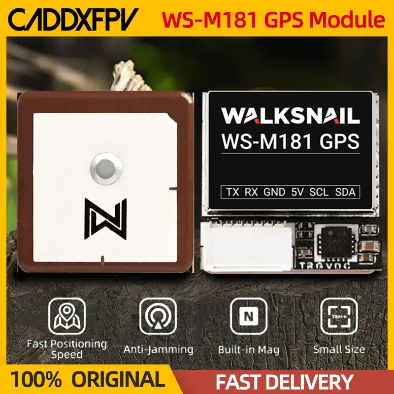 CADDXPFV Walksnail WS-M181 GPS M10 GNSS Module Built-in QMC5883 Compass For RC FPV Airplane Long Range Freestyle Drone
CADDXPFV Walksnail WS-M181 GPS M10 GNSS Module Built-in QMC5883 Compass For RC FPV Airplane Long Range Freestyle Drone