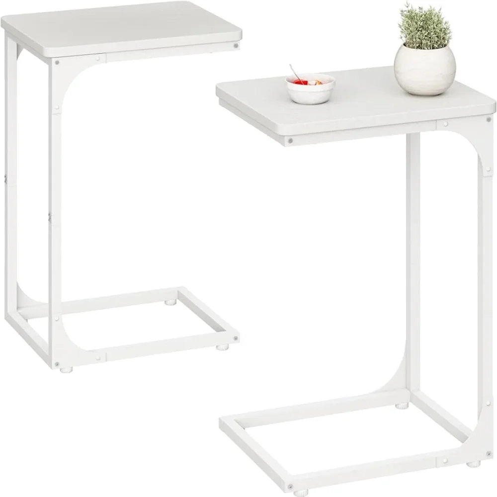 QEEIG White C Table Side Table Set of 2 End Table C Shaped Couch Tables Living Room Sets Modern (017-30WW)
QEEIG White C Table Side Table Set of 2 End Table C Shaped Couch Tables Living Room Sets Modern (017-30WW)