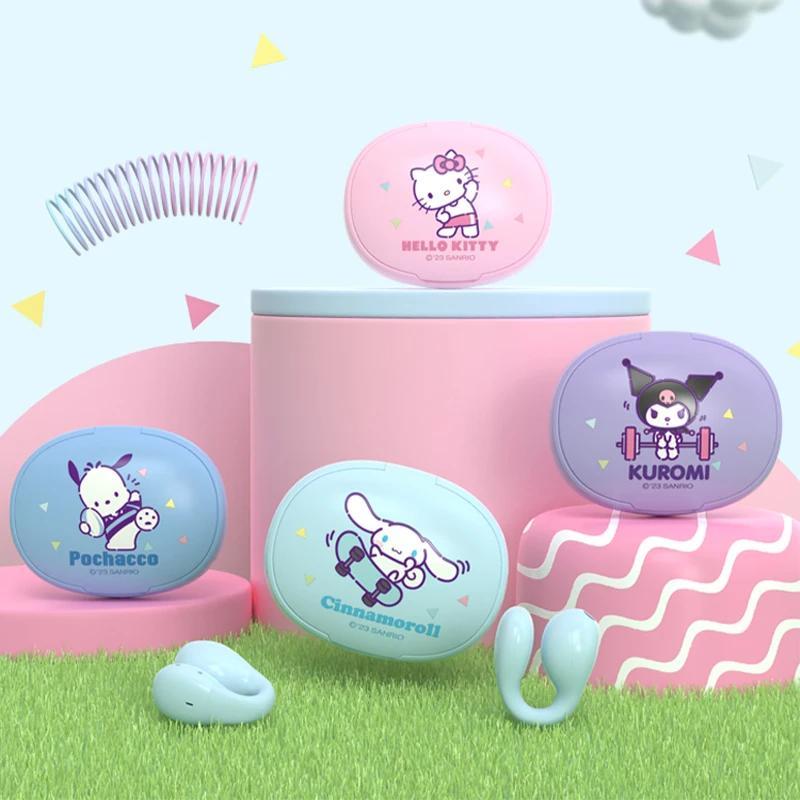 Kawaii Sanrio Sports Bluetooth Earphones Kuromi Tws Music Wireless Headset Hello Kitty Cinnamoroll Headphones for Children Gifts
Kawaii Sanrio Sports Bluetooth Earphones Kuromi Tws Music Wireless Headset Hello Kitty Cinnamoroll Headphones for Children Gifts
