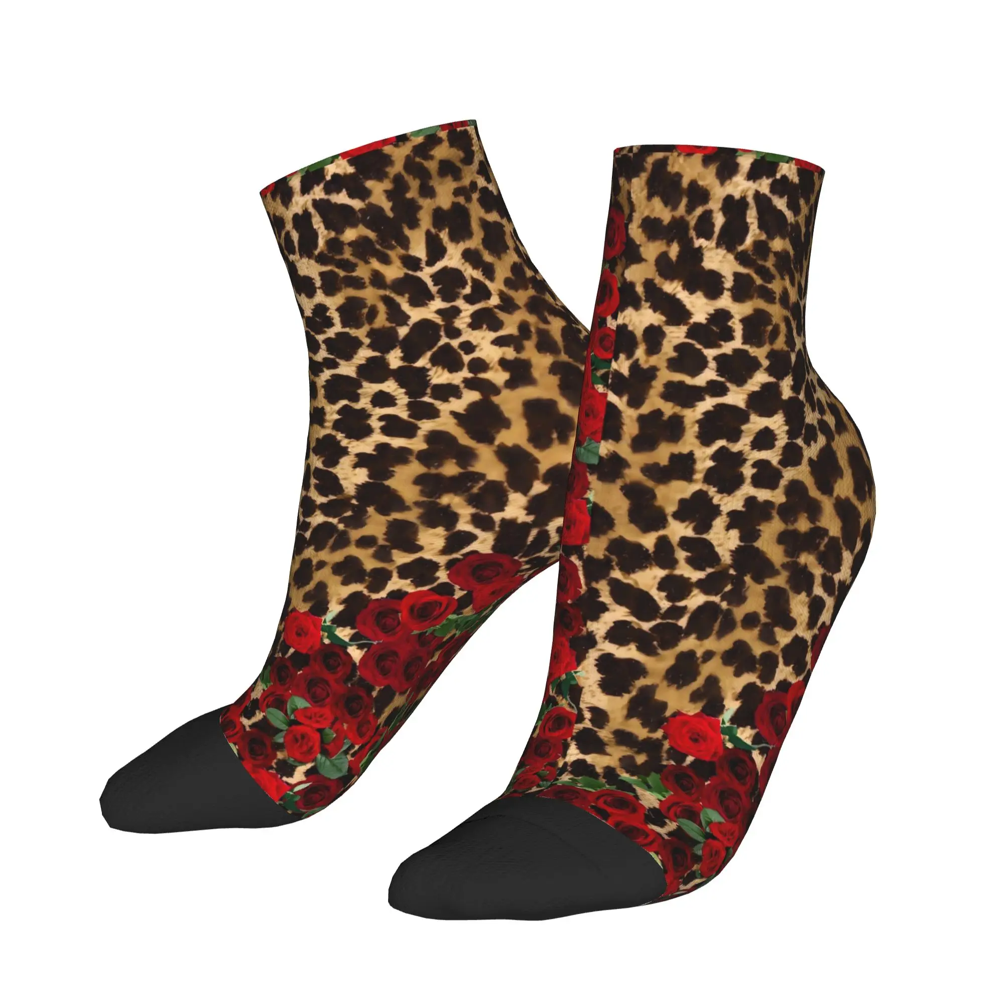 Leopard Print And Roses Casual Socks For Women Men Funny Soft Breathable Ankle Socks Autumn Running Custom Non Slip Sock
Leopard Print And Roses Casual Socks For Women Men Funny Soft Breathable Ankle Socks Autumn Running Custom Non Slip Sock