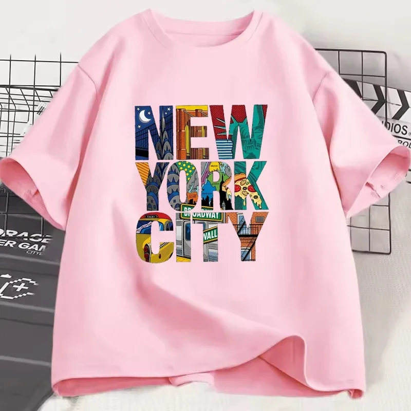 Summer Men's Women's Comfortable Casual Wide Large Size NEW YORK CITY Printed Sports Round Neck Short Sleeves Couple's T-shirts
Summer Men's Women's Comfortable Casual Wide Large Size NEW YORK CITY Printed Sports Round Neck Short Sleeves Couple's T-shirts