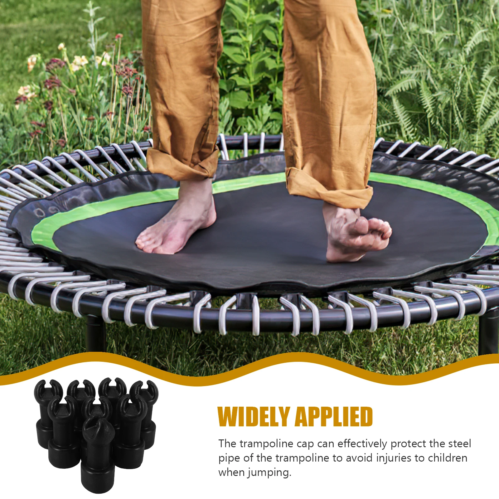 8 Pcs Trampoline Cap Cover Pad Small Rod Enclosure Pole Caps Plastic Parts End Replacement Mini Leg for Poles Professional
8 Pcs Trampoline Cap Cover Pad Small Rod Enclosure Pole Caps Plastic Parts End Replacement Mini Leg for Poles Professional