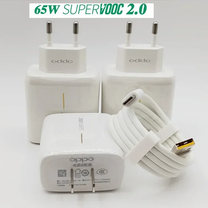 For OPPO 65W Supervooc2.0 Fast Charger Adapter 6.5A Type C Cable For OPPO Reno Ace Ace2 Reno 4 Reno 5 Reno 6 Pro+ 5G SE K9
For OPPO 65W Supervooc2.0 Fast Charger Adapter 6.5A Type C Cable For OPPO Reno Ace Ace2 Reno 4 Reno 5 Reno 6 Pro+ 5G SE K9