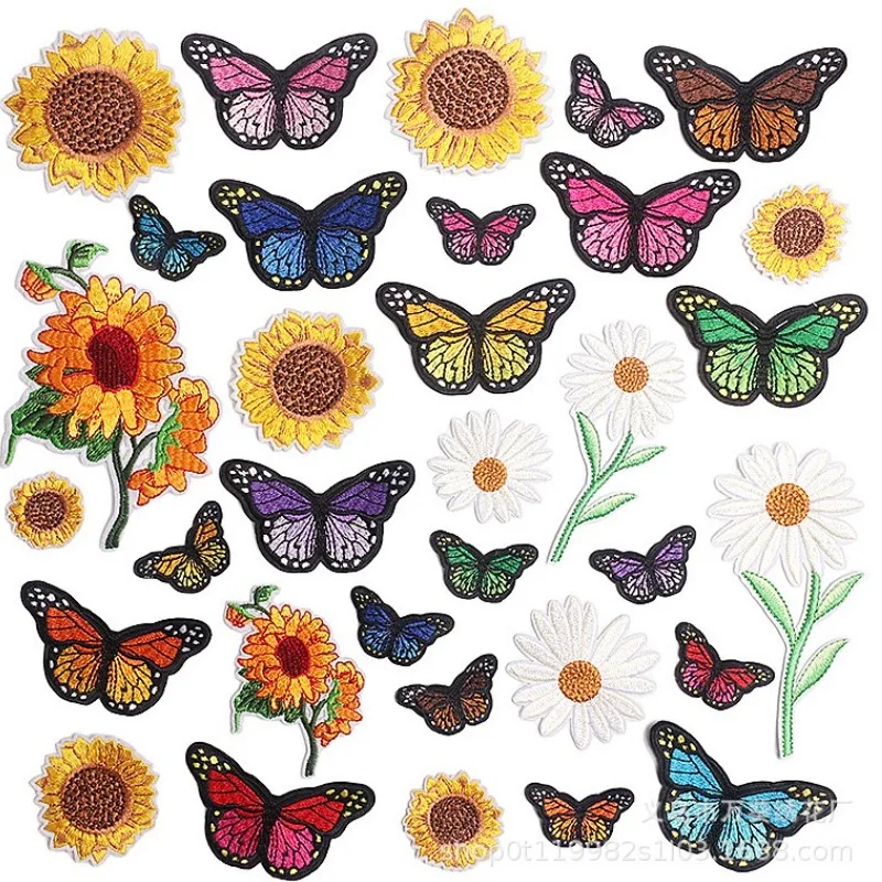 1/10PCS 1Set Colorful Butterfly Sunflower Patch Embroidered Clothing Applique Paper Bag Sewing Ironing DIY
1/10PCS 1Set Colorful Butterfly Sunflower Patch Embroidered Clothing Applique Paper Bag Sewing Ironing DIY