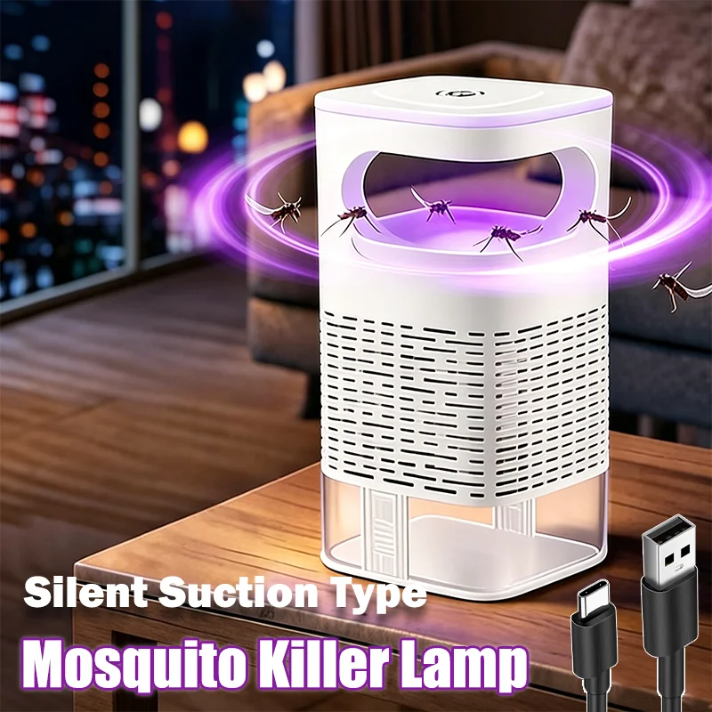 USB Silent Mosquito Killer Lamp Electric Inhalation Bug Zapper UV Light Fly Trap Indoor for Home Bedroom Office Insect Catcher
USB Silent Mosquito Killer Lamp Electric Inhalation Bug Zapper UV Light Fly Trap Indoor for Home Bedroom Office Insect Catcher