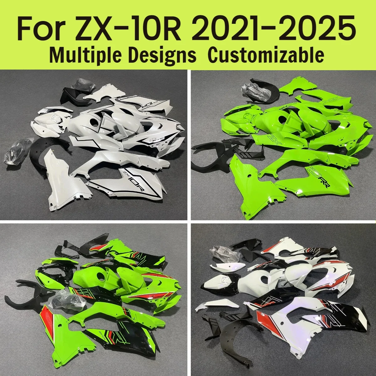 Fairing Kit ZX10R 2021-2025 Tank Cover Aftermarket Motorcycle Customized Fairings for Kawasaki ZX 10R 21-25
Fairing Kit ZX10R 2021-2025 Tank Cover Aftermarket Motorcycle Customized Fairings for Kawasaki ZX 10R 21-25