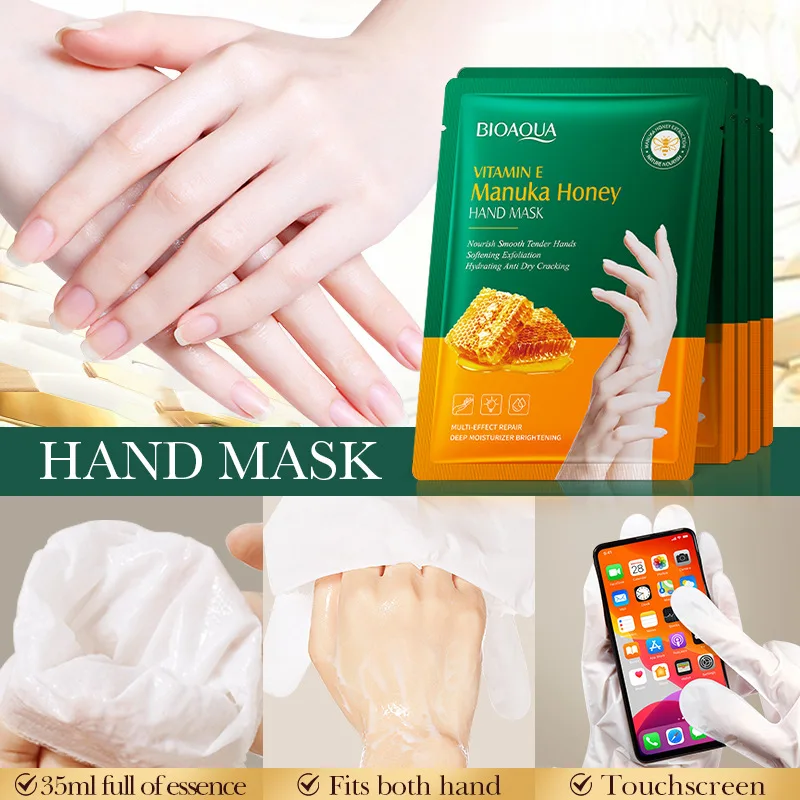 BIOAQUA Honey Moisturizing Hand Mask 10PCS Hands Remove Dead Skin Anti-aging Whitening Hydrating Hand Care
BIOAQUA Honey Moisturizing Hand Mask 10PCS Hands Remove Dead Skin Anti-aging Whitening Hydrating Hand Care