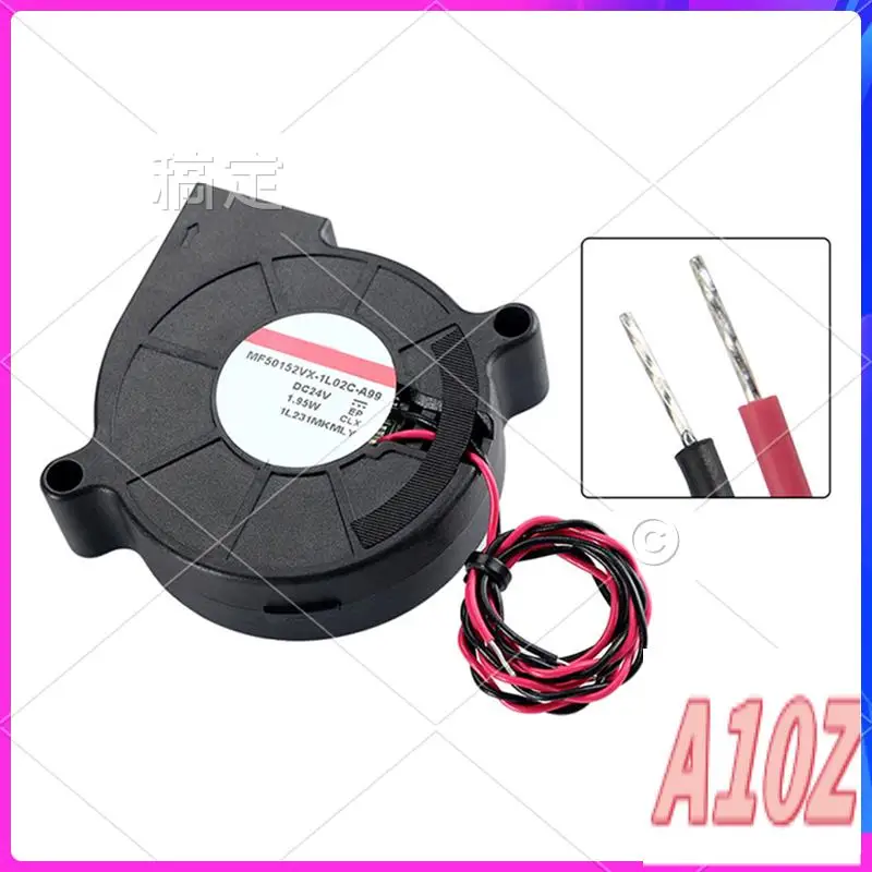 0Z-3D Printer Blower Fan 5015 24V 0.41A Double Bearing Fan Centrifugal DC Cooling Turbo Fan 3D Printer Replacement Accessories
0Z-3D Printer Blower Fan 5015 24V 0.41A Double Bearing Fan Centrifugal DC Cooling Turbo Fan 3D Printer Replacement Accessories