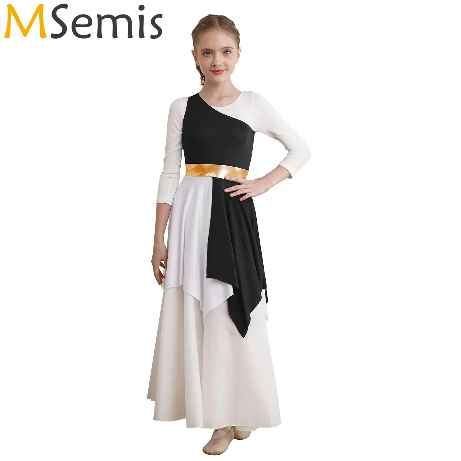 Детское платье для девочек, танцевальное платье на одно плечо, для бальной комнаты, лирический костюм, асимметричная туника, юбка, многослойное платье
Детское платье для девочек, танцевальное платье на одно плечо, для бальной комнаты, лирический костюм, асимметричная туника, юбка, многослойное платье