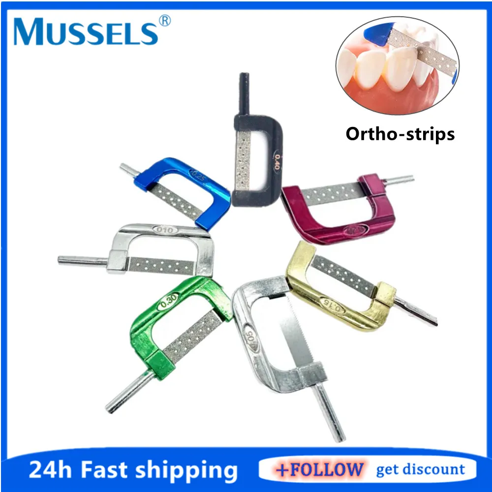 Dental IPR Orthodontics Strips Saw Bow Tooth Enamel Interproximal Reduction Automatic Ortho-Strip Polishing Blade Dentistry Tool
Dental IPR Orthodontics Strips Saw Bow Tooth Enamel Interproximal Reduction Automatic Ortho-Strip Polishing Blade Dentistry Tool