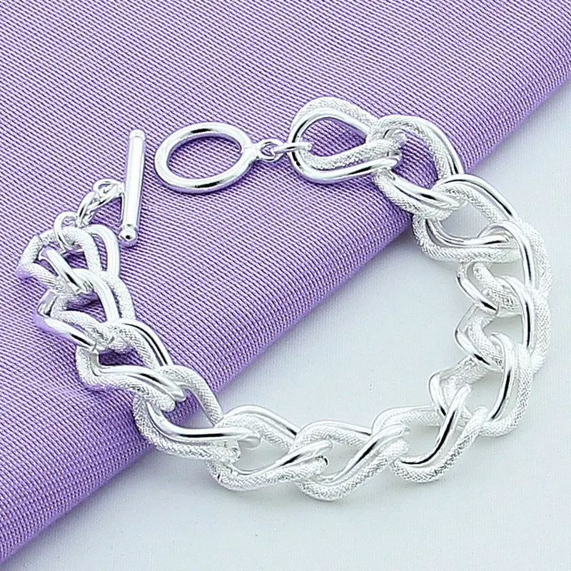 925 Sterling Silver Bracelet Irregular Geometric Chain Women's Simple Fashion Bracelet Birthday Wedding Anniversary Jewelry Gift
925 Sterling Silver Bracelet Irregular Geometric Chain Women's Simple Fashion Bracelet Birthday Wedding Anniversary Jewelry Gift