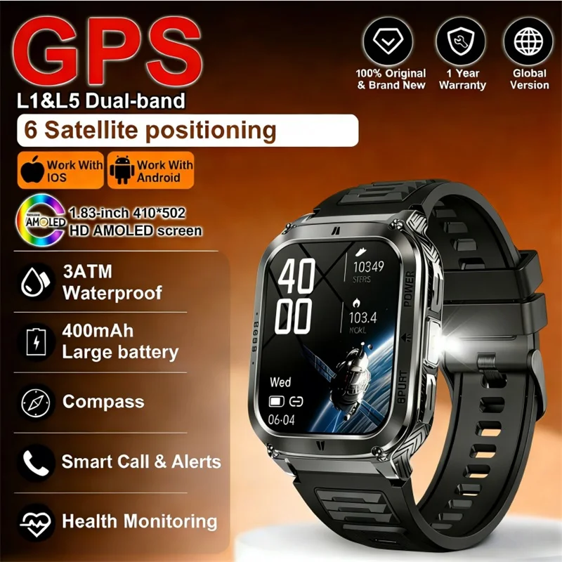 Новые смарт-часы GPS 2026 года для мужчин, водонепроницаемость 3ATM, функция Bluetooth-звонков, смарт-часы для активного отдыха и спорта
Новые смарт-часы GPS 2026 года для мужчин, водонепроницаемость 3ATM, функция Bluetooth-звонков, смарт-часы для активного отдыха и спорта