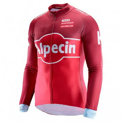 Зимние флисовые теплые длинные вело-Джерси 2017 KATUSHA ALPECIN Team Red Mtb с длинным рукавом мужская велосипедная одежда
Зимние флисовые теплые длинные вело-Джерси 2017 KATUSHA ALPECIN Team Red Mtb с длинным рукавом мужская велосипедная одежда