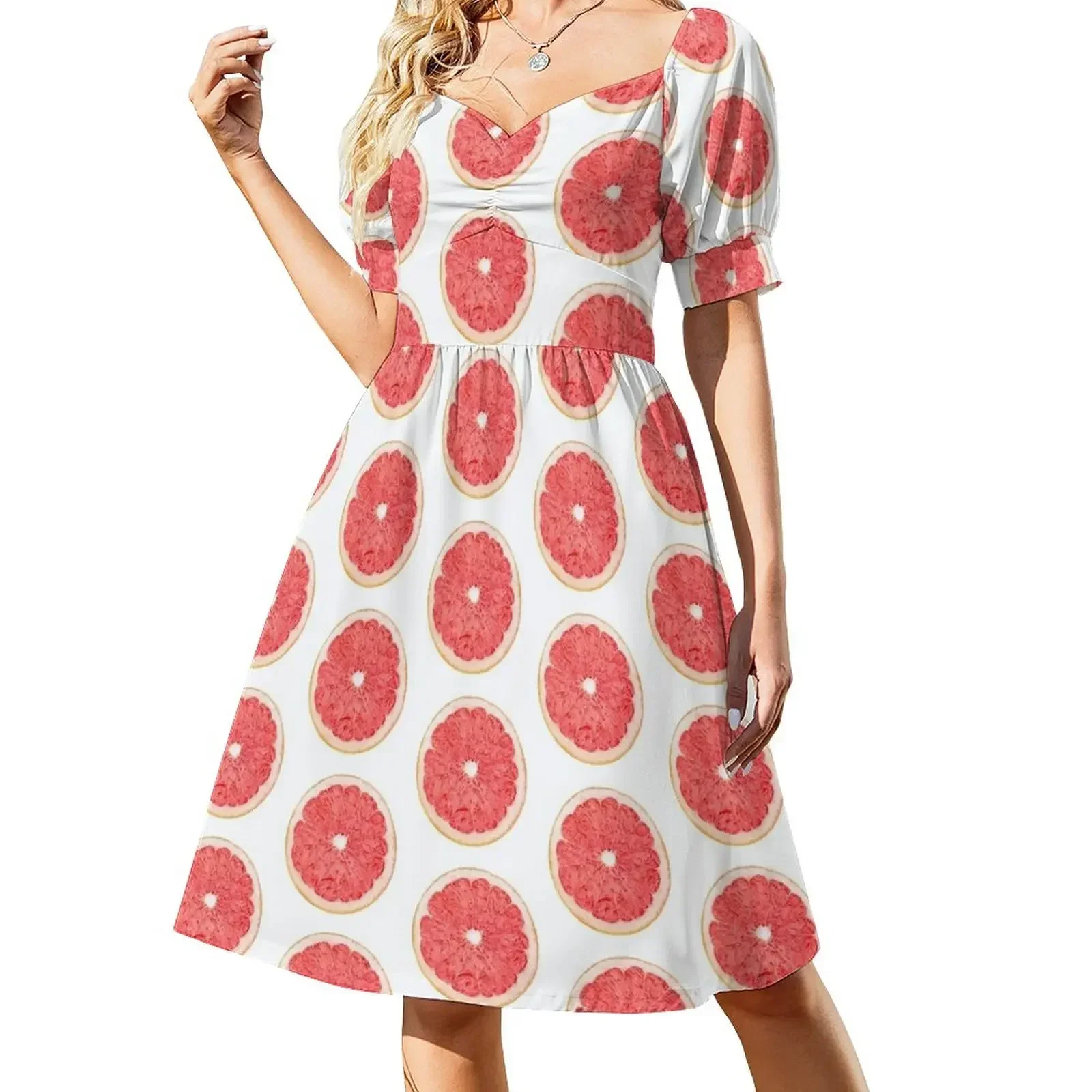 Slice of grapefruit Short-Sleeved Dress women's summer jumpsuit dresses for womens 2025
Slice of grapefruit Short-Sleeved Dress women's summer jumpsuit dresses for womens 2025