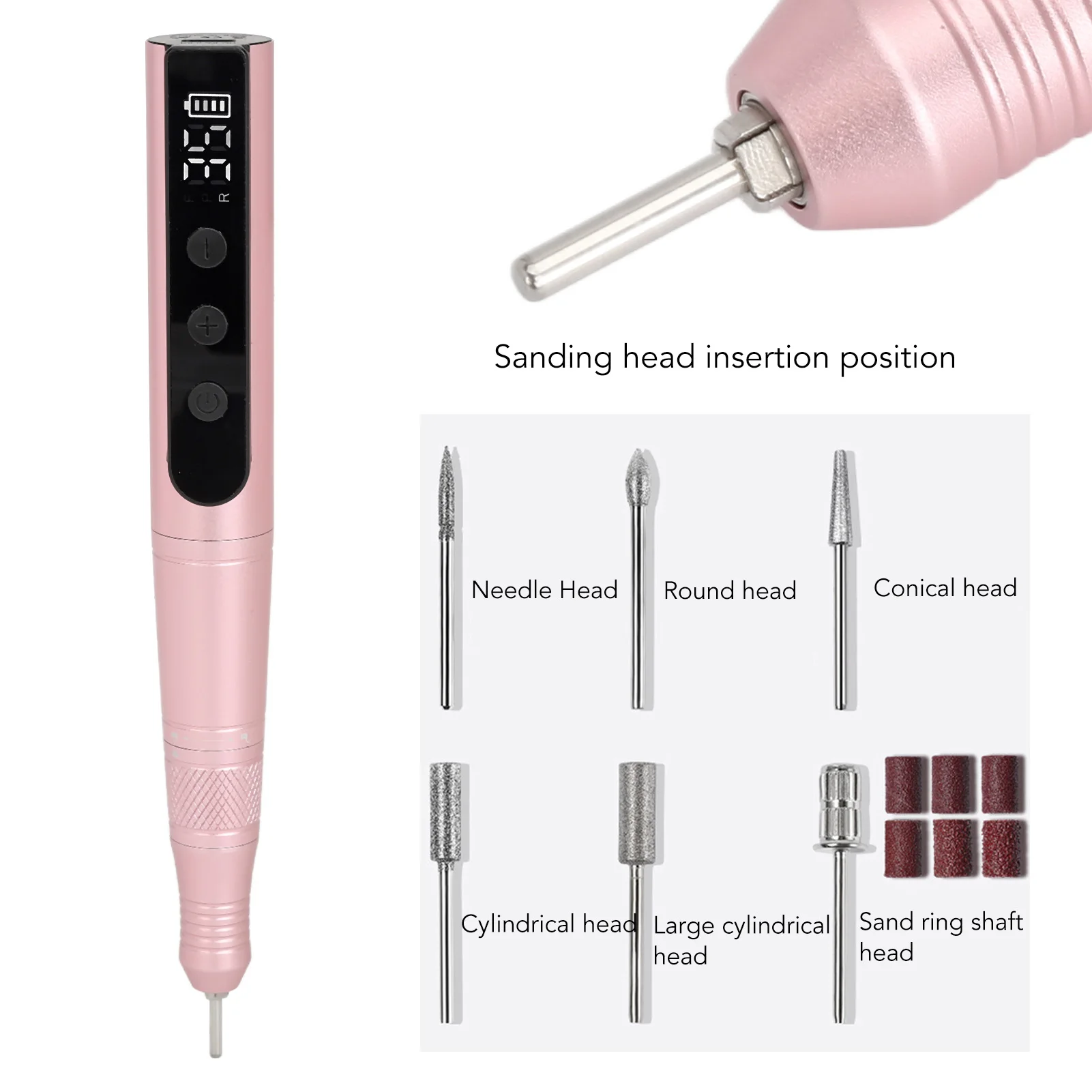 Electric Nail Grinder Kit Nail Polisher 35000rpm Portable Rechargeable Manicures Pedicures Nail Polish Pen
Electric Nail Grinder Kit Nail Polisher 35000rpm Portable Rechargeable Manicures Pedicures Nail Polish Pen
