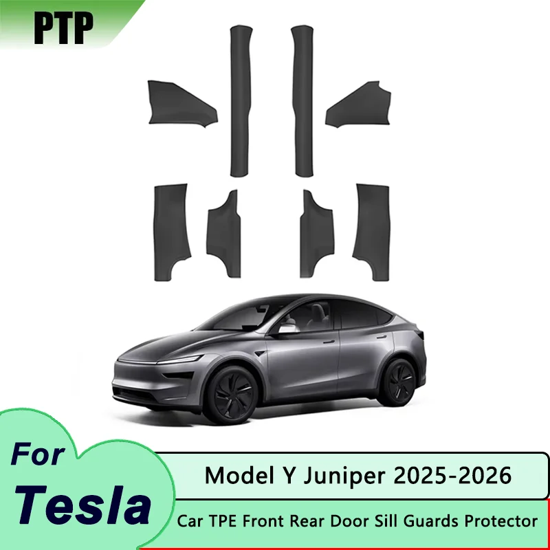 8Pcs Door Sill Protector Guards Anti-Kick Entry Cover Pads Mats Accessories for Tesla Model Y Juniper 2025 2026
8Pcs Door Sill Protector Guards Anti-Kick Entry Cover Pads Mats Accessories for Tesla Model Y Juniper 2025 2026
