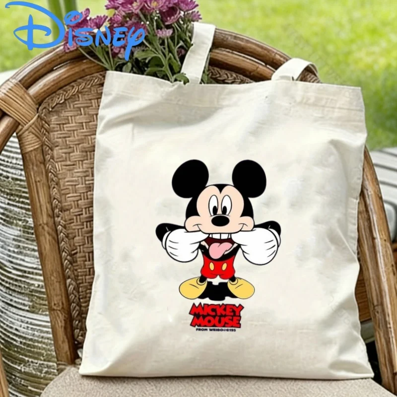 1PC Classic Retro Cute Sticking Tongue Out Mickey Cartoon Canvas Tote Bag Eco Friendly Portable Daily Handbag
1PC Classic Retro Cute Sticking Tongue Out Mickey Cartoon Canvas Tote Bag Eco Friendly Portable Daily Handbag