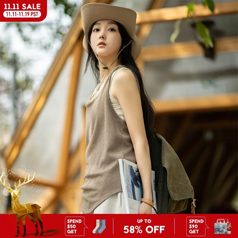 Maden-Women's Japanese Casual Tank Tops, Knitted Loose O-Neck Vest, Sexy Sleeveless T-shirts, Backless, Summer, 2023
Maden-Women's Japanese Casual Tank Tops, Knitted Loose O-Neck Vest, Sexy Sleeveless T-shirts, Backless, Summer, 2023