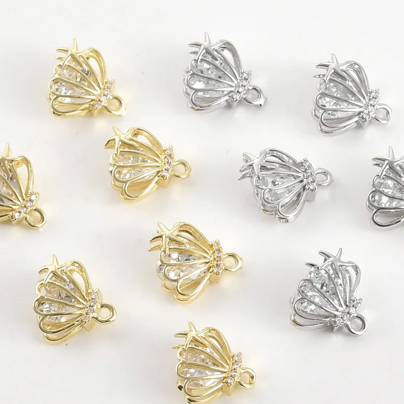 Подвеска в виде морской звезды с инкрустацией цирконами, 14-каратное золото, сохранение цвета, материал для самостоятельного изготовления браслетов, ожерелий, серег, аксессуаров
Подвеска в виде морской звезды с инкрустацией цирконами, 14-каратное золото, сохранение цвета, материал для самостоятельного изготовления браслетов, ожерелий, серег, аксессуаров