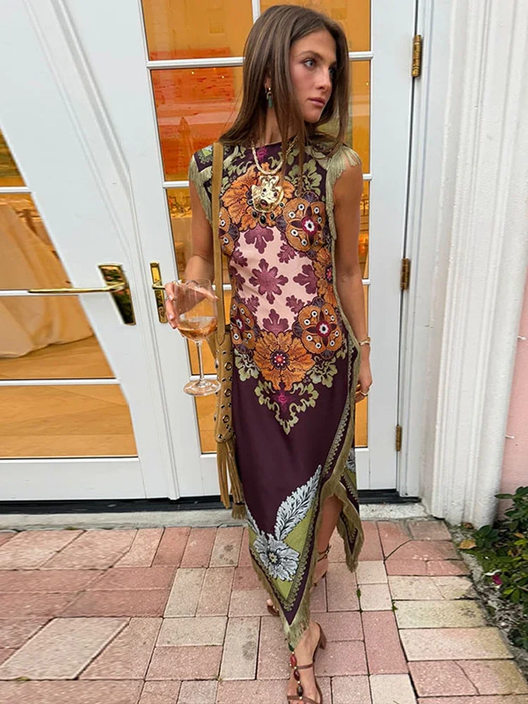 Elegant Printed Women's Tassel Dress Holiday Fringed Sleeveless Slim Irregular Party Evening Dresses 2026 Summer Lady Vestidos
Elegant Printed Women's Tassel Dress Holiday Fringed Sleeveless Slim Irregular Party Evening Dresses 2026 Summer Lady Vestidos