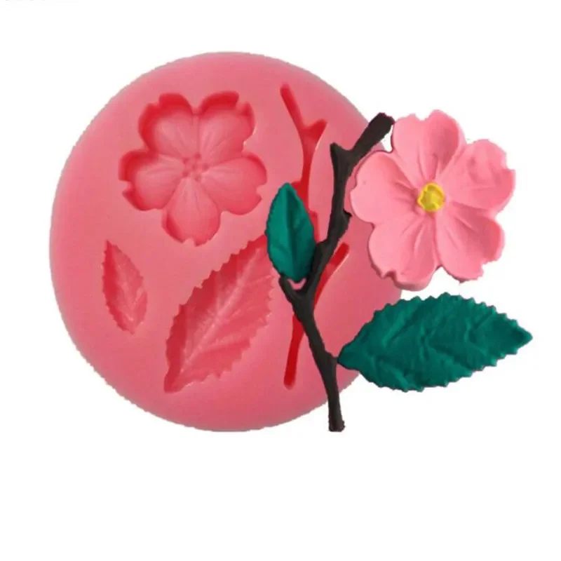 Peach Blossom Branch Silicone Mold Flower Leves Fondant Cake Chocolate Baking Moulds Dessert Stencils Decorating DIY Tool Bakery
Peach Blossom Branch Silicone Mold Flower Leves Fondant Cake Chocolate Baking Moulds Dessert Stencils Decorating DIY Tool Bakery
