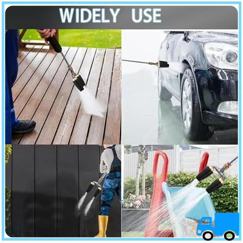 Latest Dual Turbo Nozzle For Pressure Washer,360° Rotating Pressure Washer Nozzle, Twin Turbo Washer With 7 Nozzle Tips
Latest Dual Turbo Nozzle For Pressure Washer,360° Rotating Pressure Washer Nozzle, Twin Turbo Washer With 7 Nozzle Tips