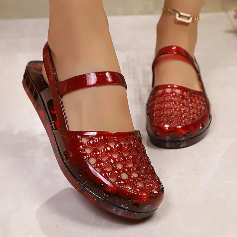 Summer New Crystal Sandals Transparent Sandals for Women
Summer New Crystal Sandals Transparent Sandals for Women