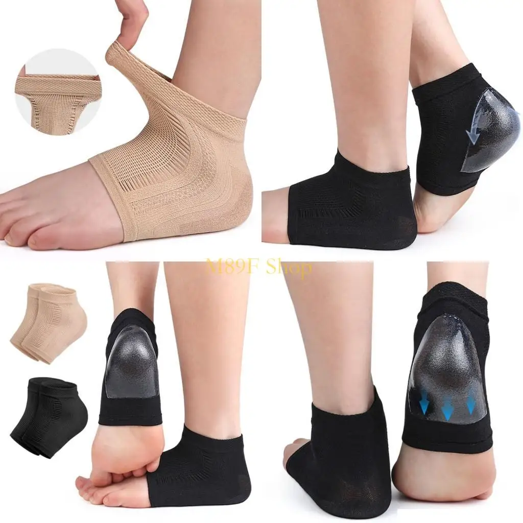M89F 1 Pair Moisturizing Heel Gel Socks Heal Dry Cracked Heel Treatment-Sleeve/Socks
M89F 1 Pair Moisturizing Heel Gel Socks Heal Dry Cracked Heel Treatment-Sleeve/Socks