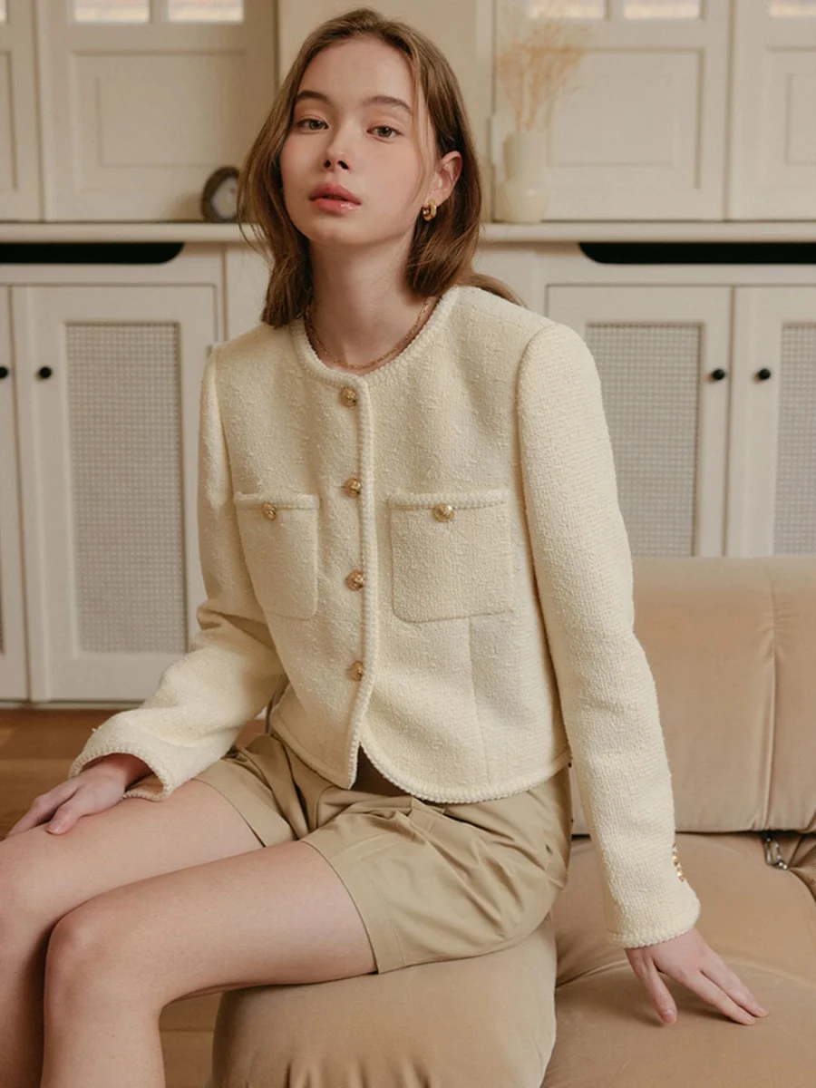 Nuo Xiaola Authentic Brand LK Lazy Sle Gold Bule Fraant Wind Coat Spring 2025 New Arrival Women's ort Outerwear
Nuo Xiaola Authentic Brand LK Lazy Sle Gold Bule Fraant Wind Coat Spring 2025 New Arrival Women's ort Outerwear