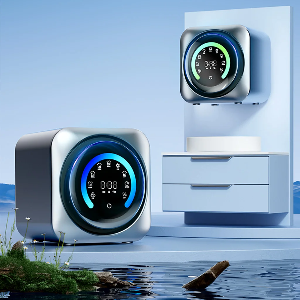 Автоматическая мини-стиральная машина для нижнего белья Настенная стиральная и сушильная интегрированная маленькая стиральная машина для нижнего белья и носков
Автоматическая мини-стиральная машина для нижнего белья Настенная стиральная и сушильная интегрированная маленькая стиральная машина для нижнего белья и носков