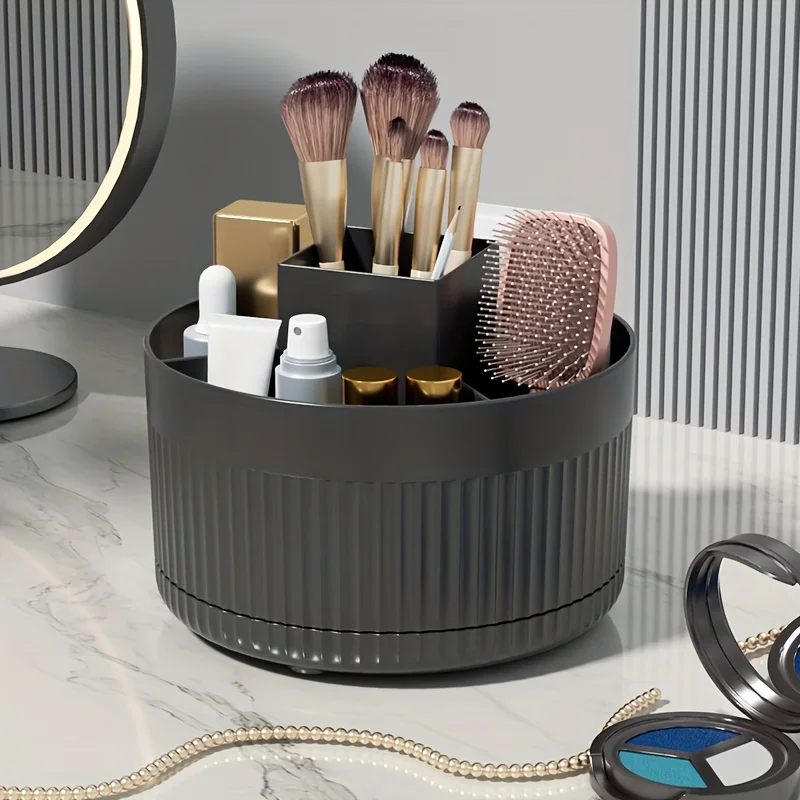 360° Rotating Makeup Organizer Countertop Makeup Organizer Bathroom Accessories Makeup Brush Holder & Lipstick Holder
360° Rotating Makeup Organizer Countertop Makeup Organizer Bathroom Accessories Makeup Brush Holder & Lipstick Holder