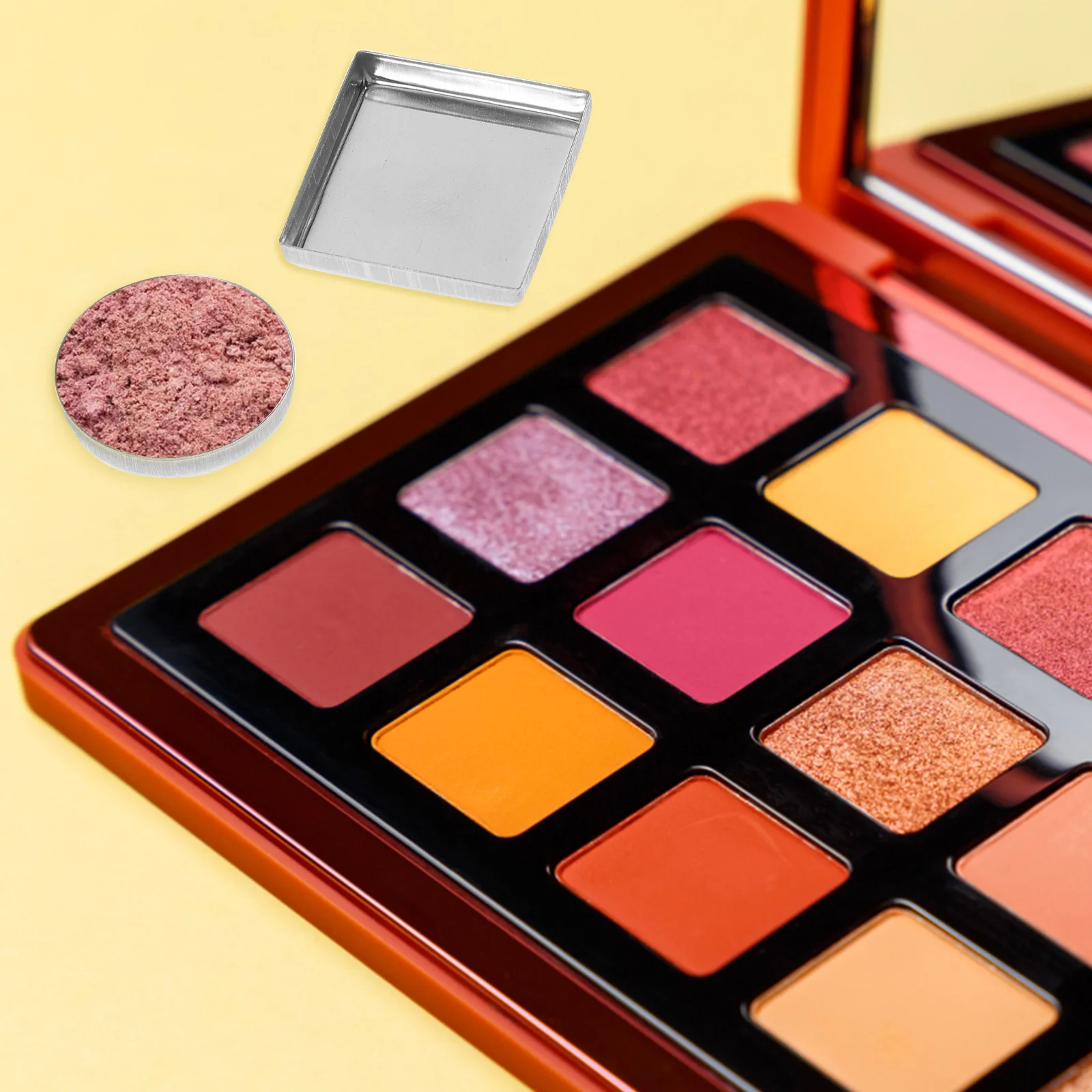 Empty Metal Pan Refillable Round Square Empty Pan universal Eyeshadow Makeup Empty Palette Blush Organizer cosmetics tools
Empty Metal Pan Refillable Round Square Empty Pan universal Eyeshadow Makeup Empty Palette Blush Organizer cosmetics tools
