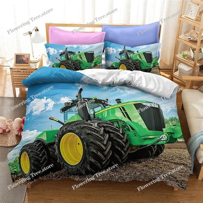 Hot Sale Tractor Duvet Cover Set with Pillowcase Single Double Twin Full Queen King Bedding Set Digital Printing Comforter Cover
Hot Sale Tractor Duvet Cover Set with Pillowcase Single Double Twin Full Queen King Bedding Set Digital Printing Comforter Cover