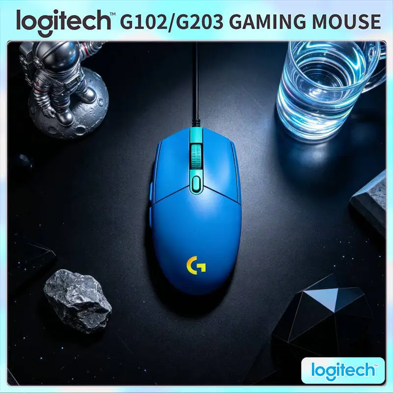 Logitech G102 Prodigy Gaming Mouse, 8x Faster Response, 16.8M RGB, Mechanical Buttons, PC/Mac Compatible
Logitech G102 Prodigy Gaming Mouse, 8x Faster Response, 16.8M RGB, Mechanical Buttons, PC/Mac Compatible